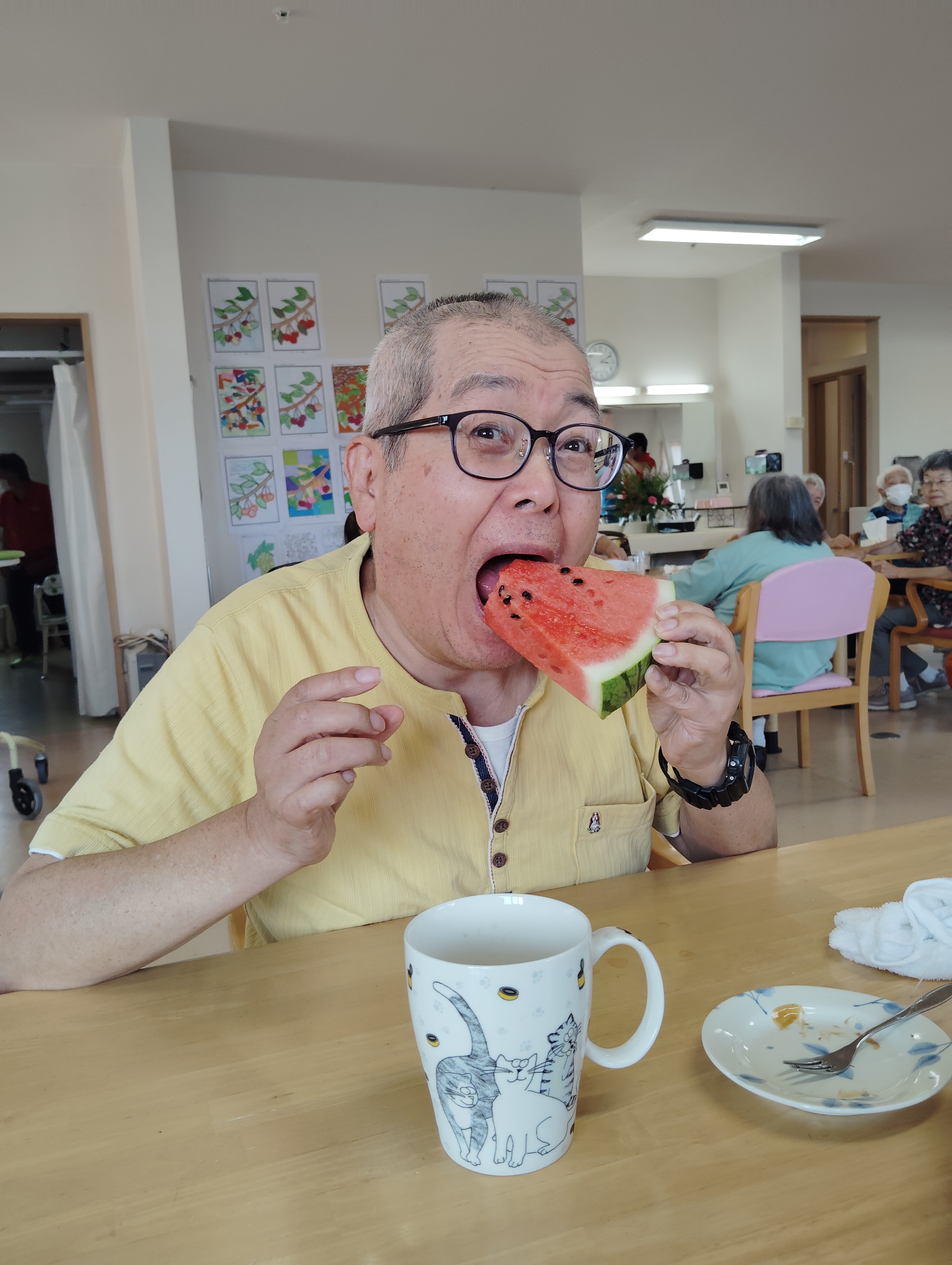 利用者さんの様子