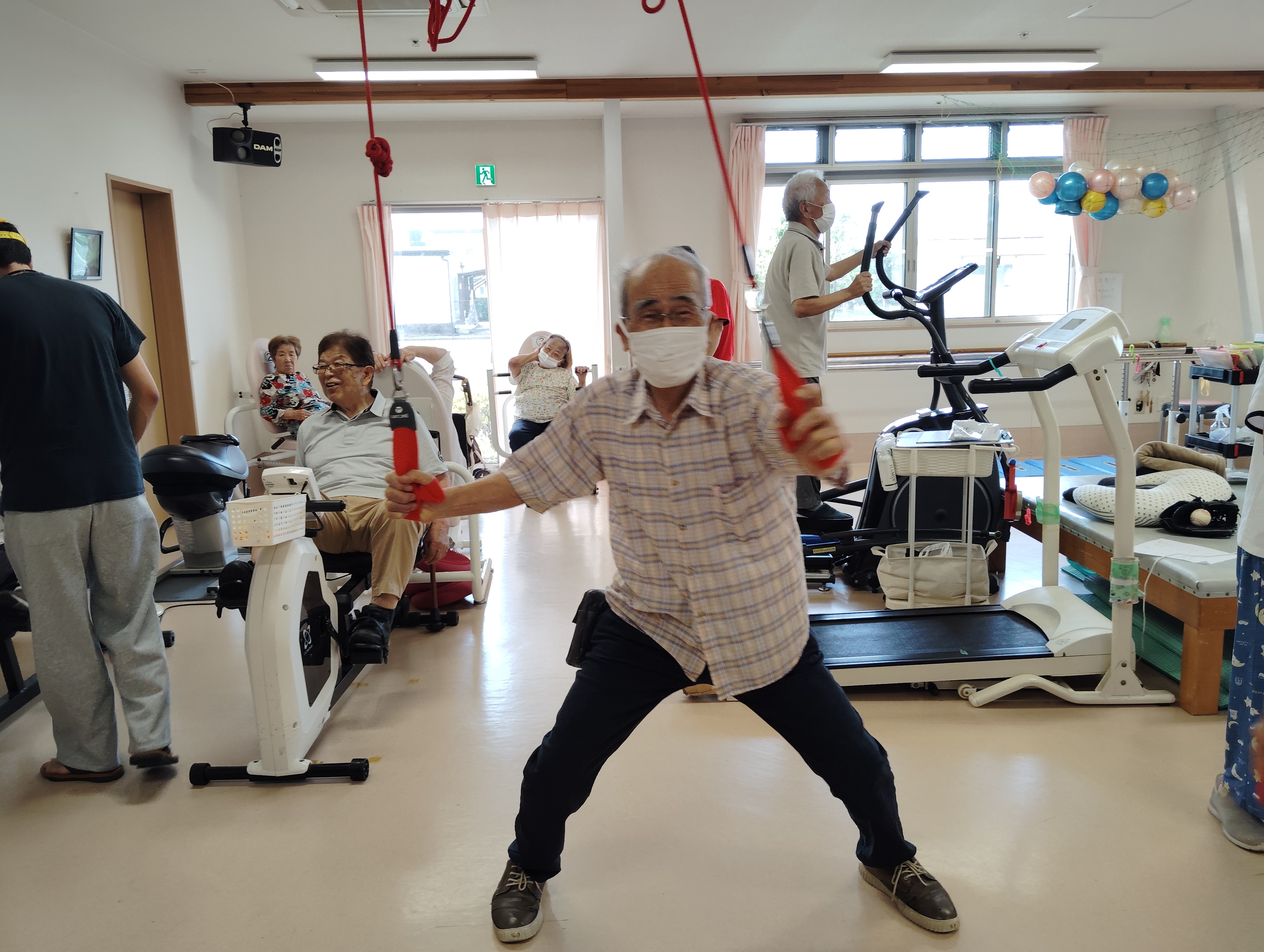 機能訓練の様子